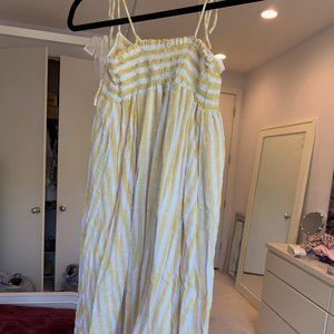 Long Striped Sun Dress